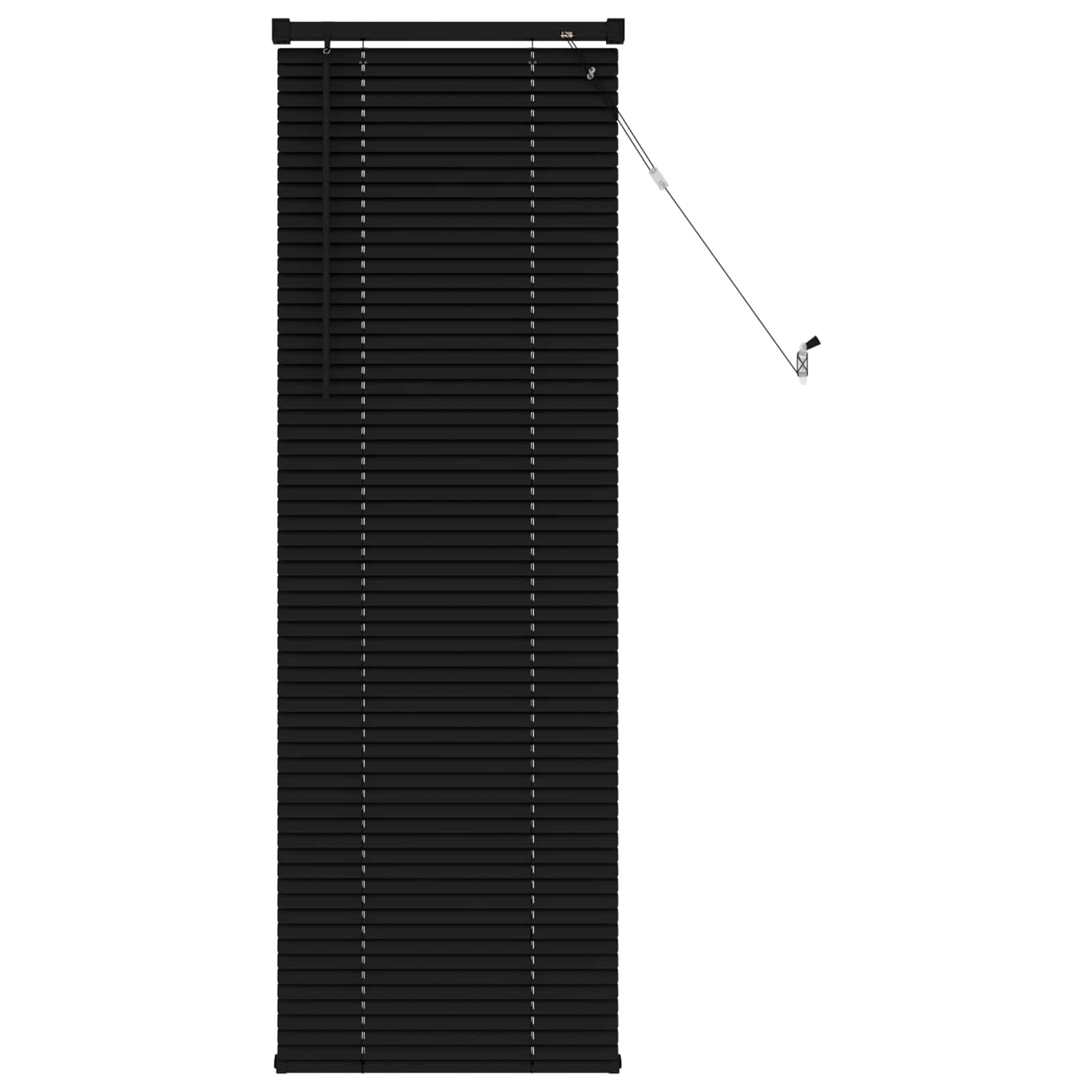 Jalousie Silber Grau 150 x 40 cm 25 mm PVC
