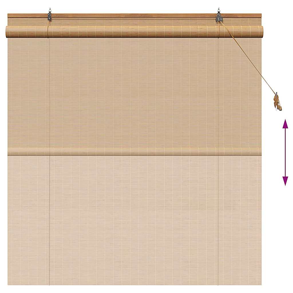Rollo Braun 60 x 160 cm Bambus