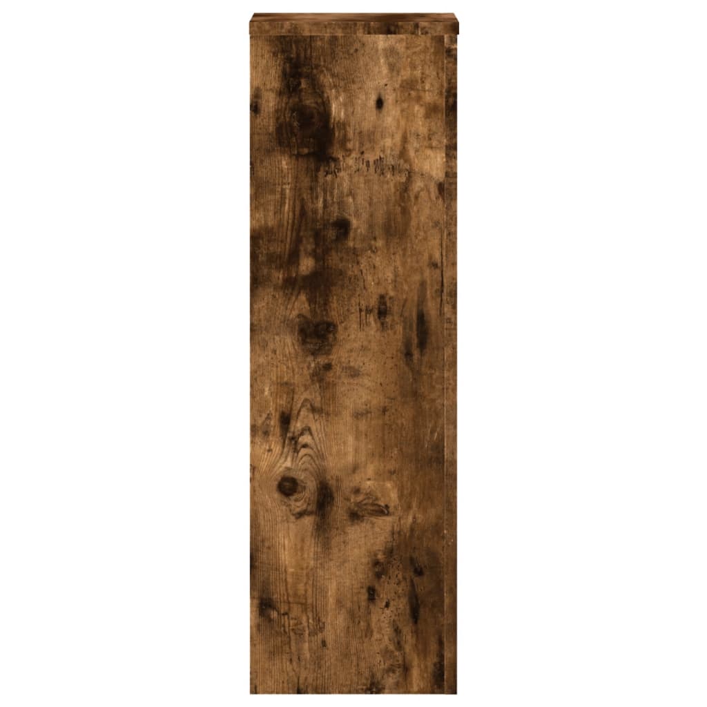 Pflanzenständer 2 Stk. Weiß 33x33x100 cm Holzwerkstoff