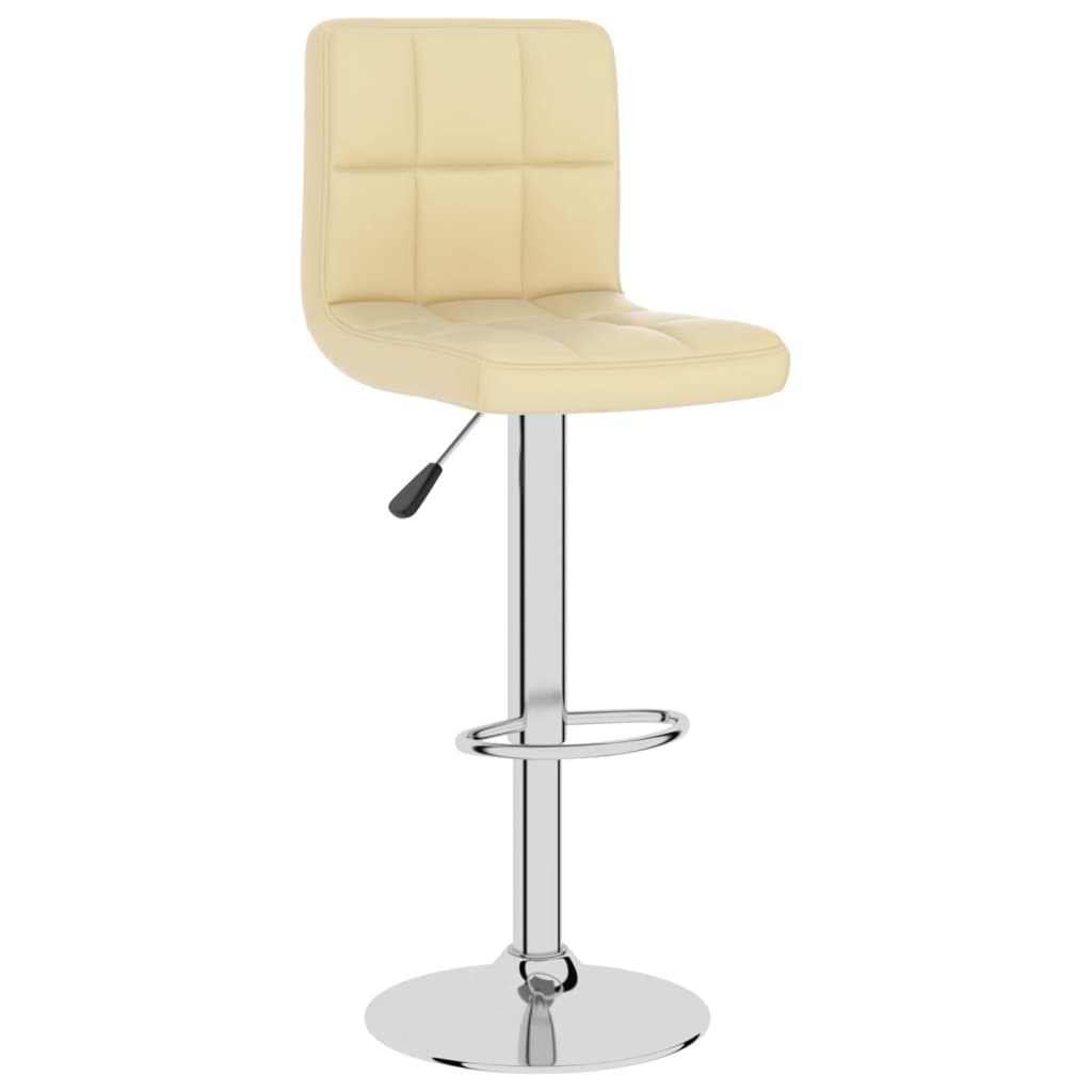 Barhocker 2 Stk. Weinrot Kunstleder