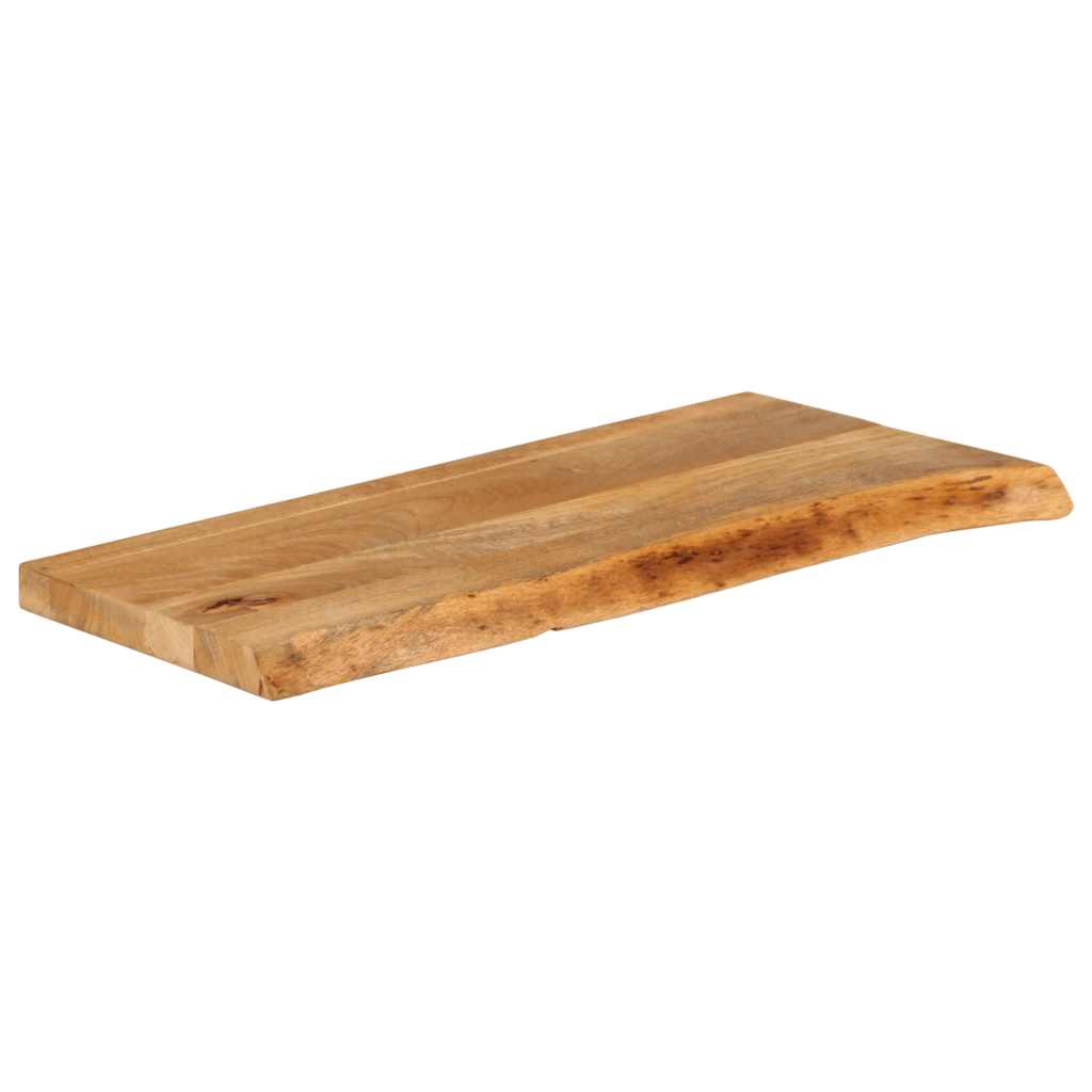 Wandregal 40x20x2,5 cm Rechteckig Massivholz Akazie Baumkante