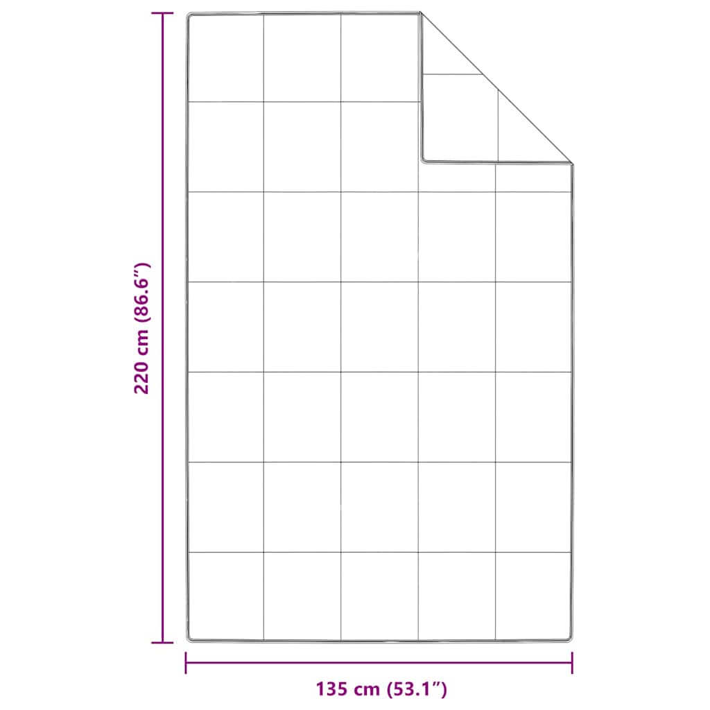 Winterbettdecke Weiß 135 x 200 cm Feder