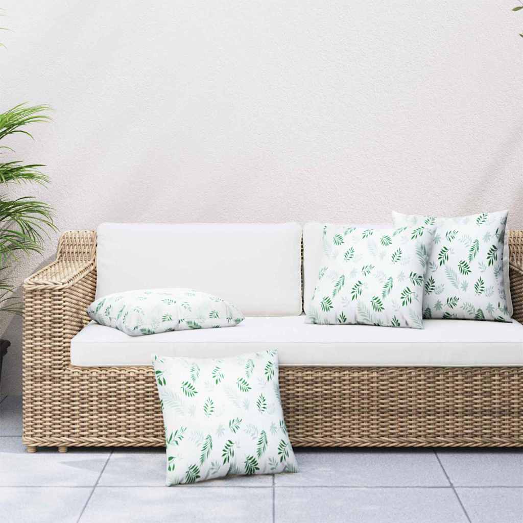 Zierkissen 4 Stk. Creme 60x60 cm Stoff