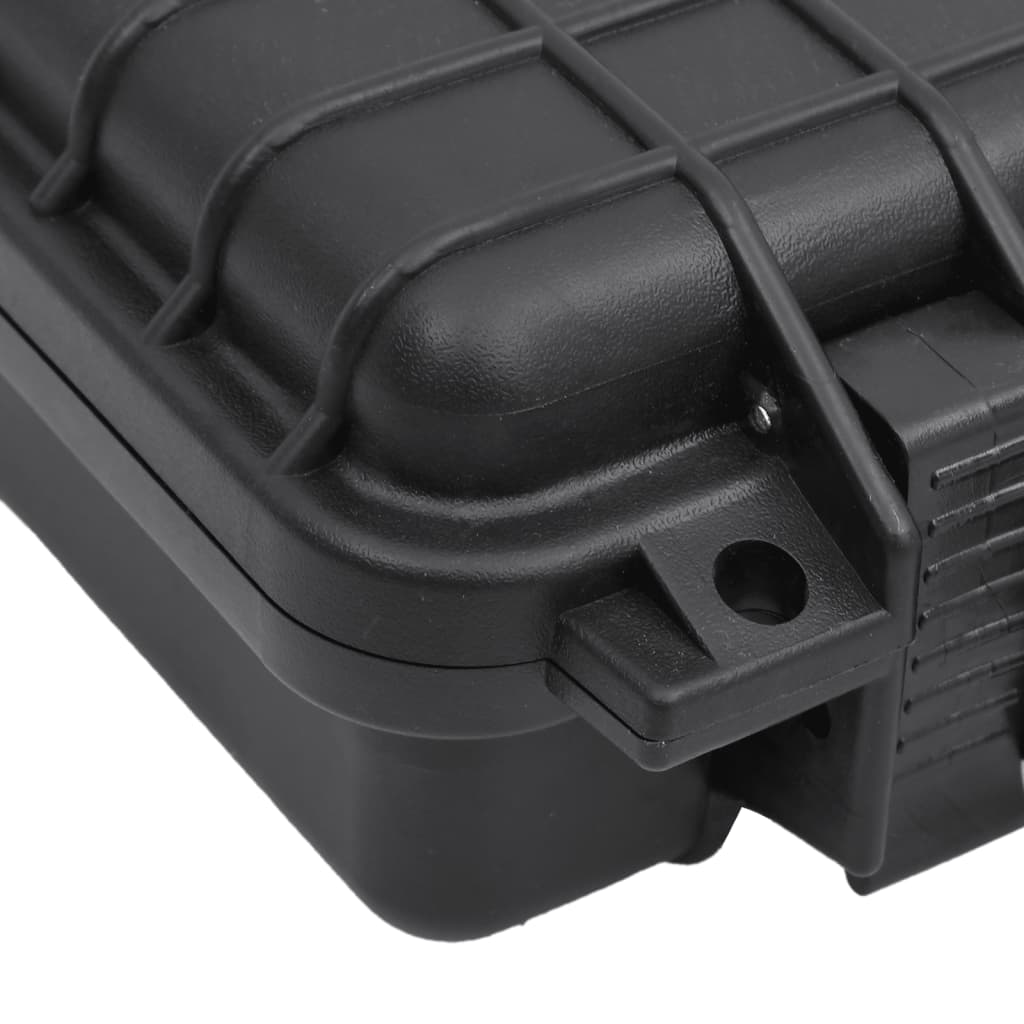 Koffer für Flugreise Tragbar Schwarz 46,5x21,5x17,5 cm PP