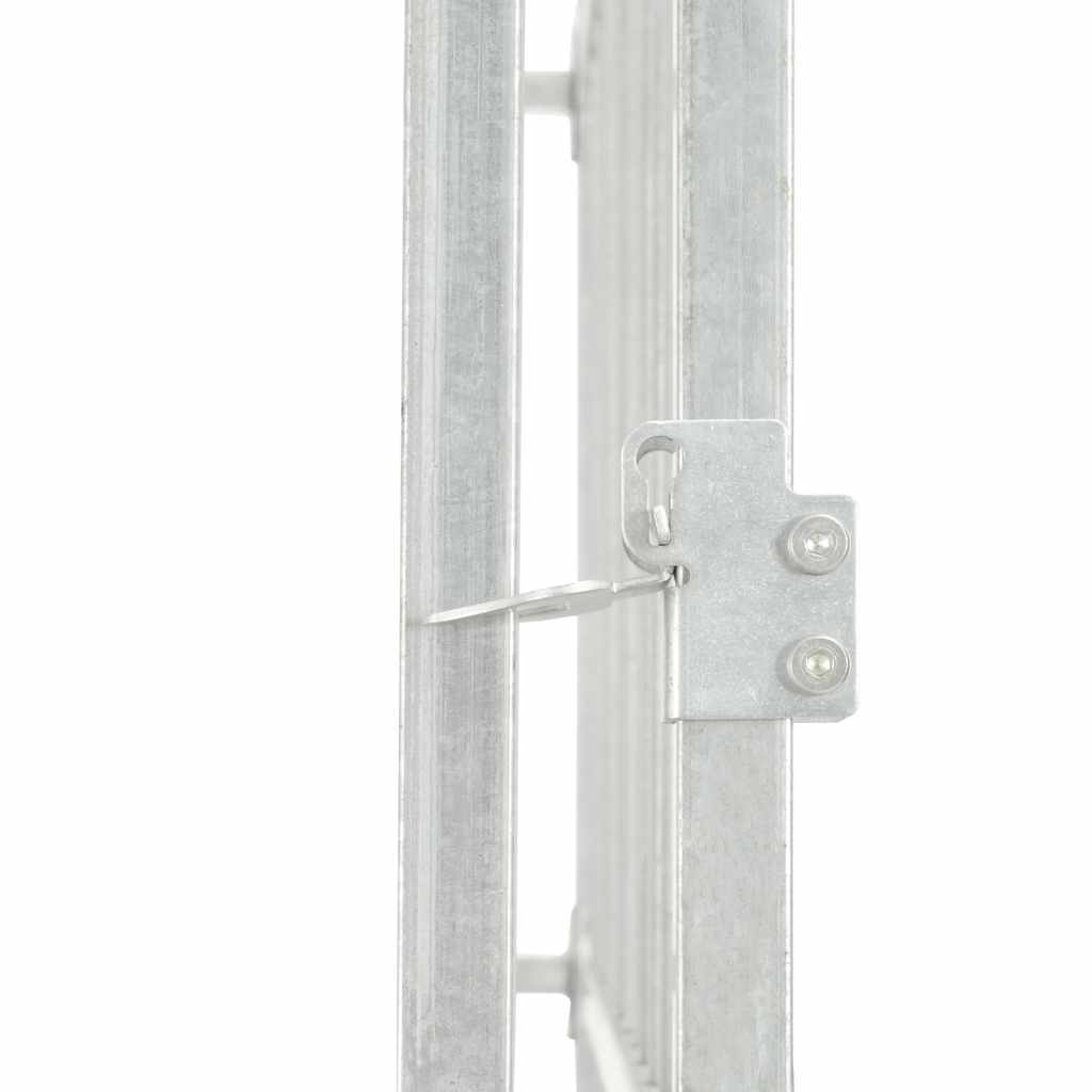 Outdoor-Hundezwinger Verzinkter Stahl 570x570x185 cm