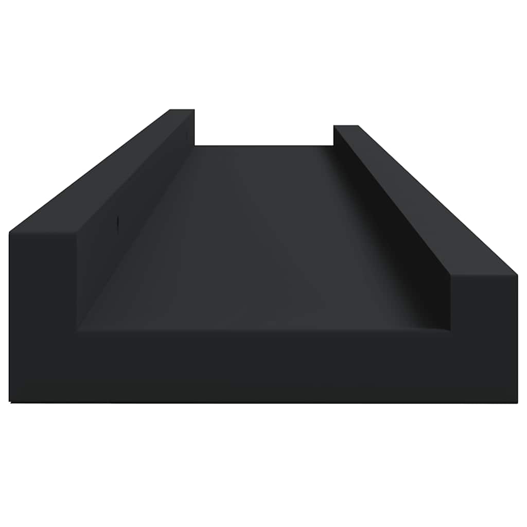 Bilderleisten 2 Stk. Weiß 80x9x3 cm MDF