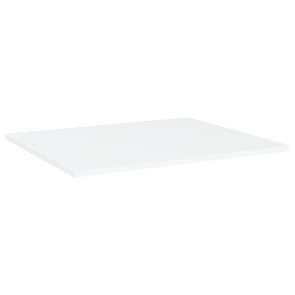 Bücherregal-Bretter 4 Stk. Weiß 40x10x1,5 cm Holzwerkstoff