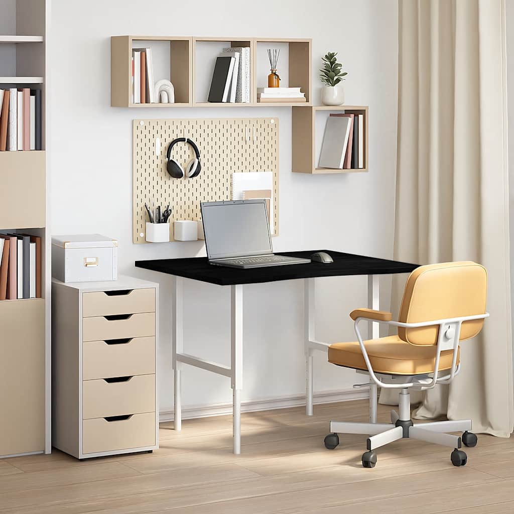 Schreibtischplatte Unbehandelt 80x50x2,5 cm Massivholz Eiche