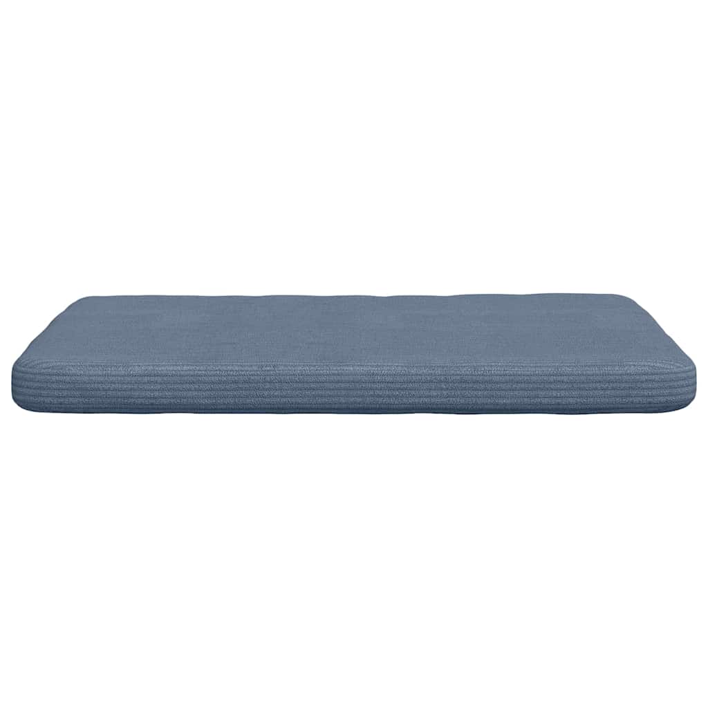 Sitzkissen 4 pcs Hellgrau 40 x 40 x 3 cm Cordstoff