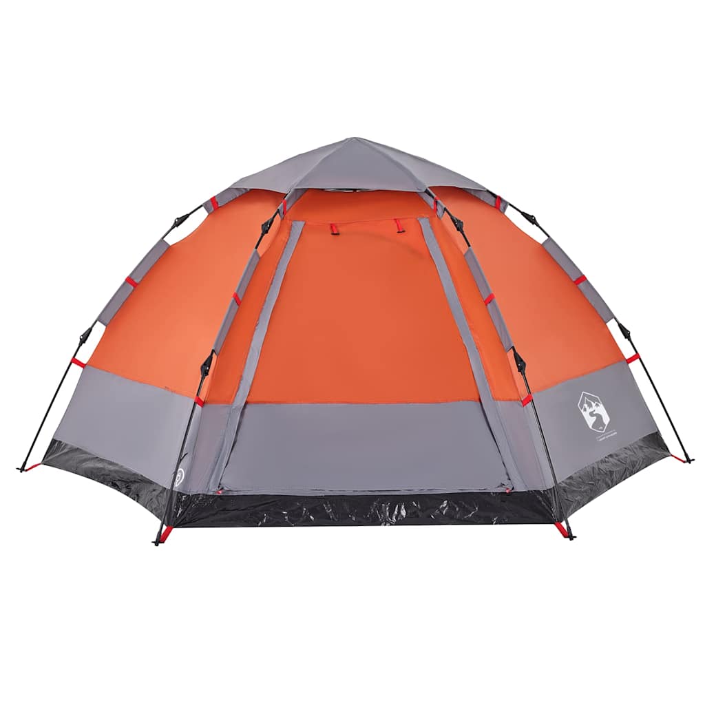 Campingzelt 4 Personen Grün Quick Release