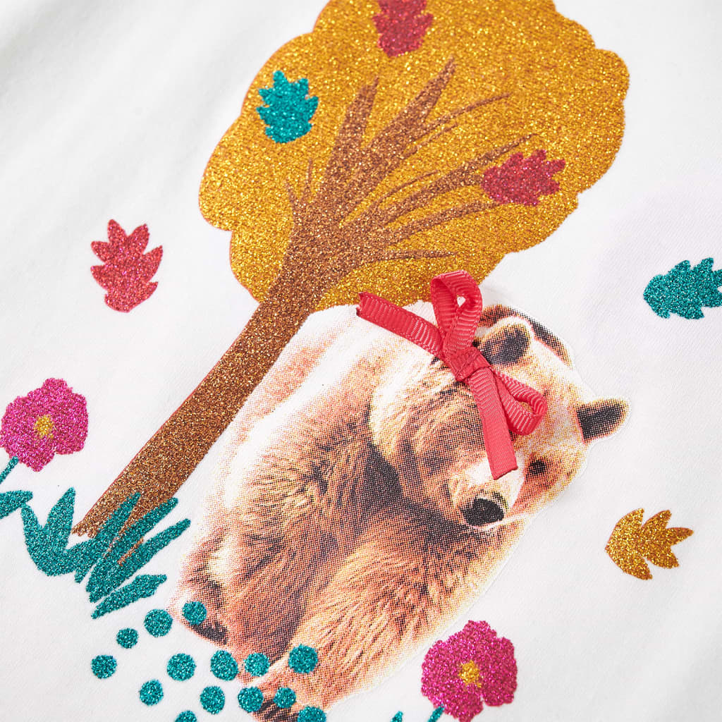 Kinder-Langarmshirt Dunkelorange 140