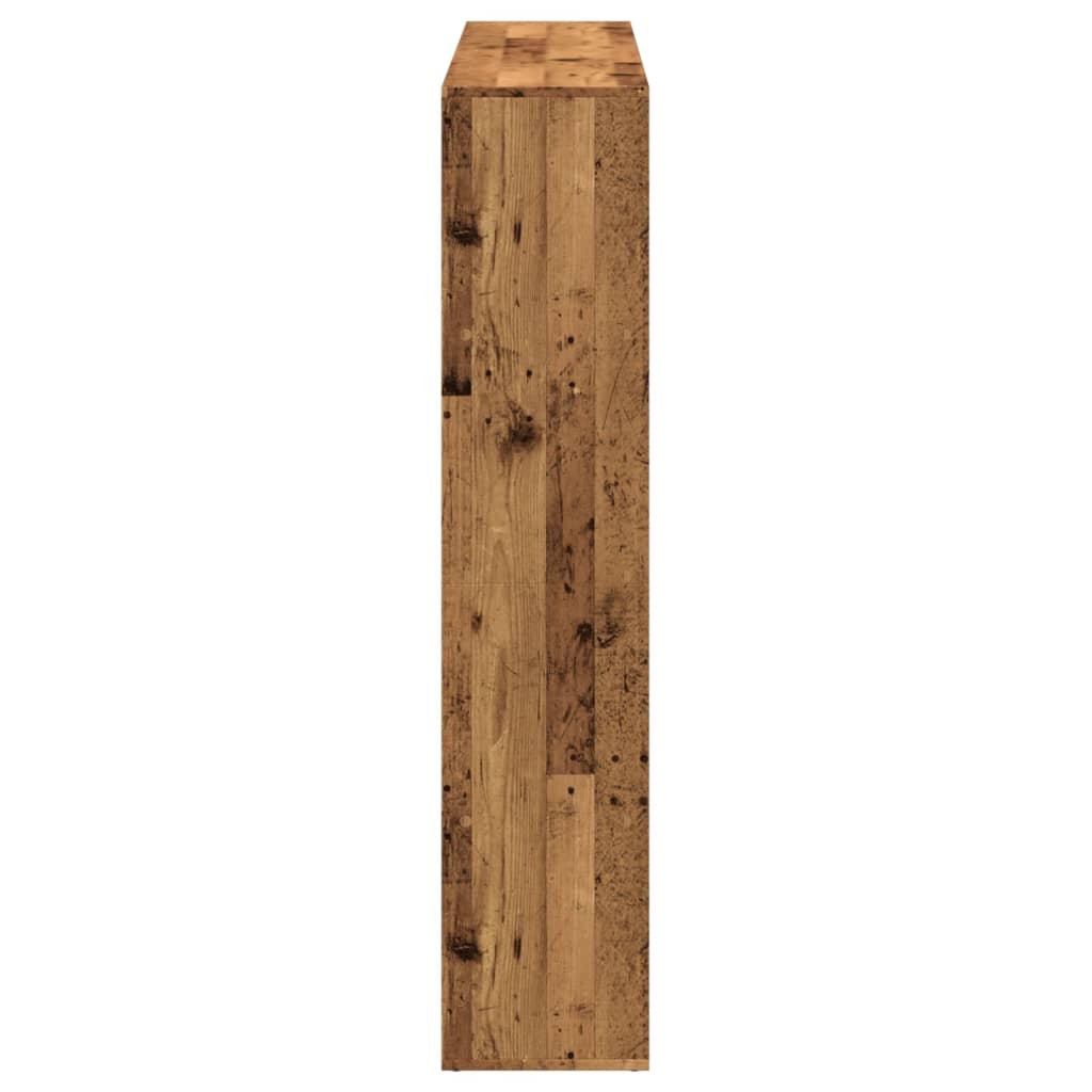 Bücherregal Weiß 137,5x29x137,5 cm Holzwerkstoff