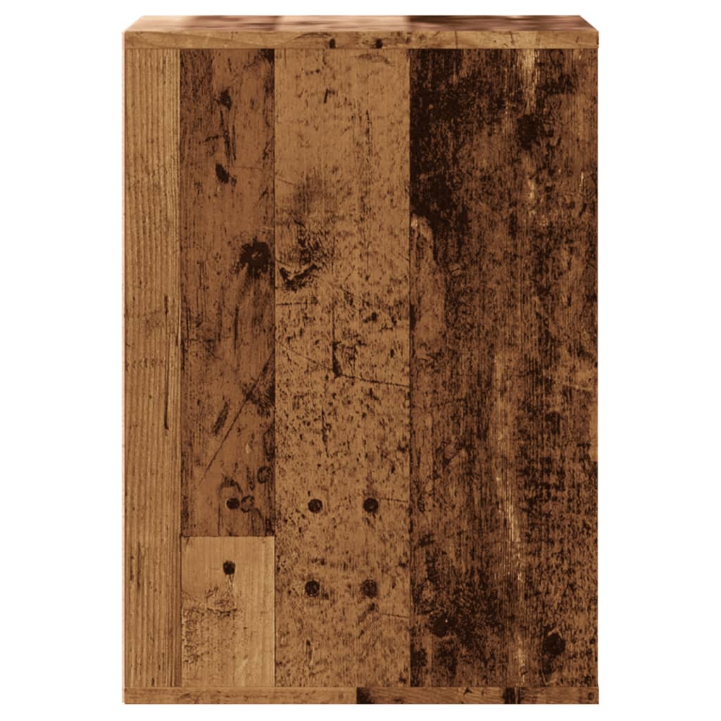 Schubladenschrank Schwarz Eichen-Optik 41 x 40 x 58 cm