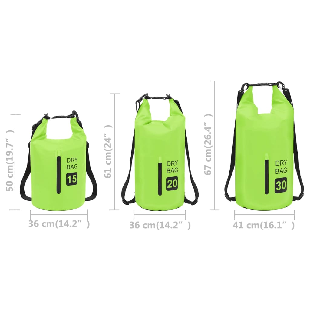 Trockensack Grün 5 L PVC