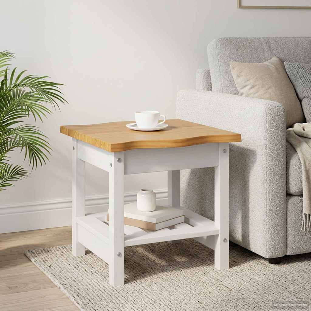Beistelltisch mit Regal EKAI Schwarz 50 x 50 x 45,5 cm