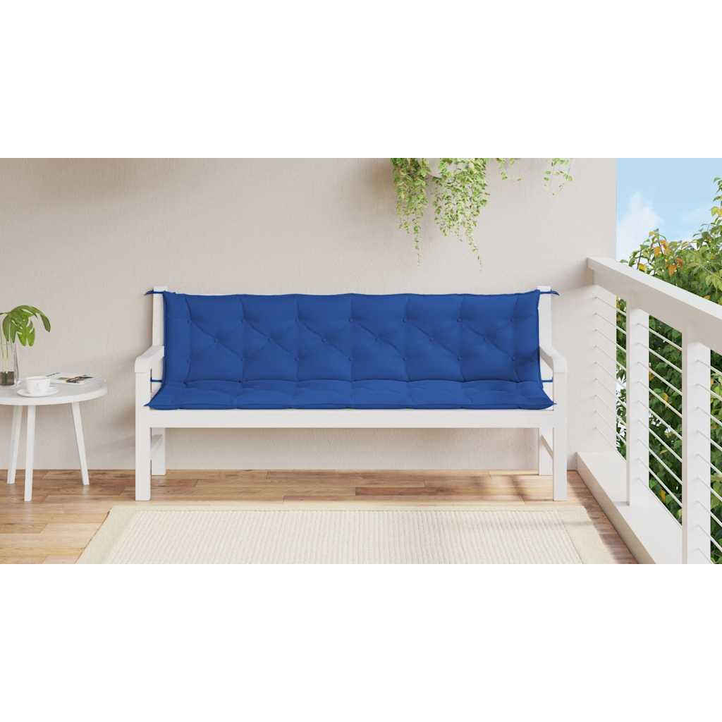 Gartenbank-Auflage Anthrazit 100x(50+50)x7 cm Oxford-Gewebe