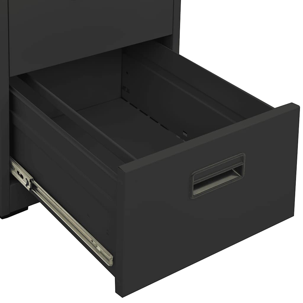 Aktenschrank Weiß 46x62x72,5 cm Stahl