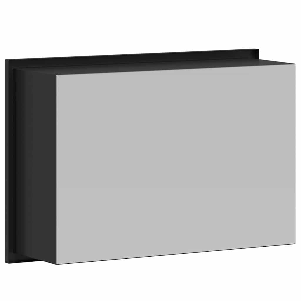 Duschnische Schwarz 30 x 20 x 9,5 cm Edelstahl