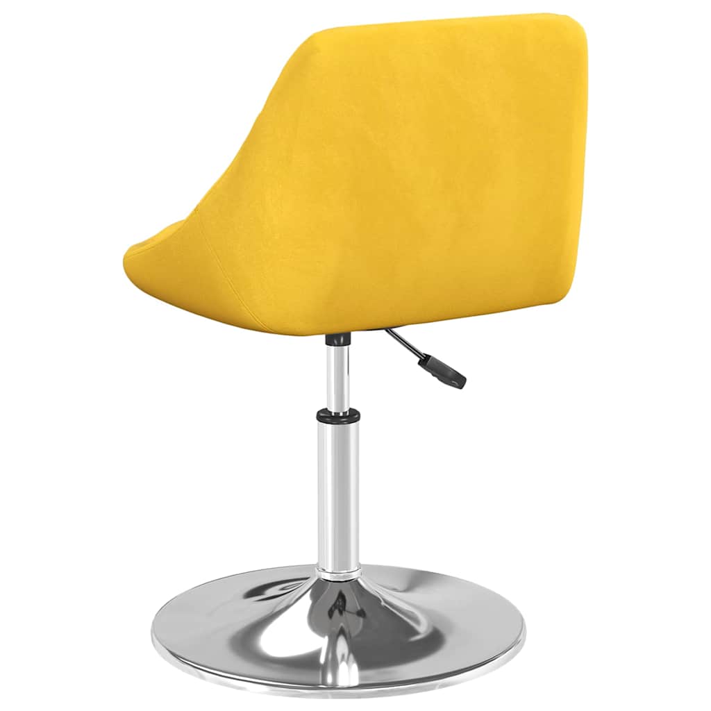Esszimmerstühle 4 Stk. Drehbar Braun Samt