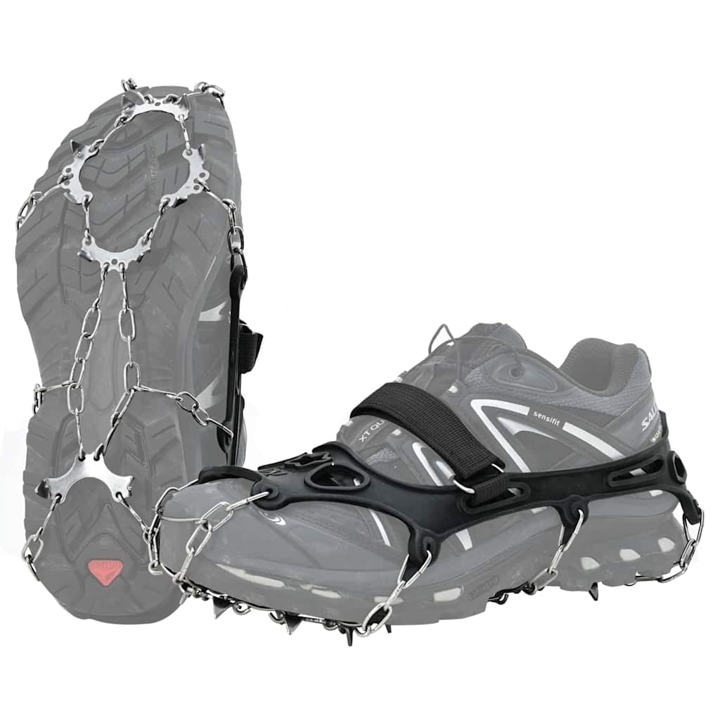 Eiskrallen für Schuhe mit 10 Spikes Orange S