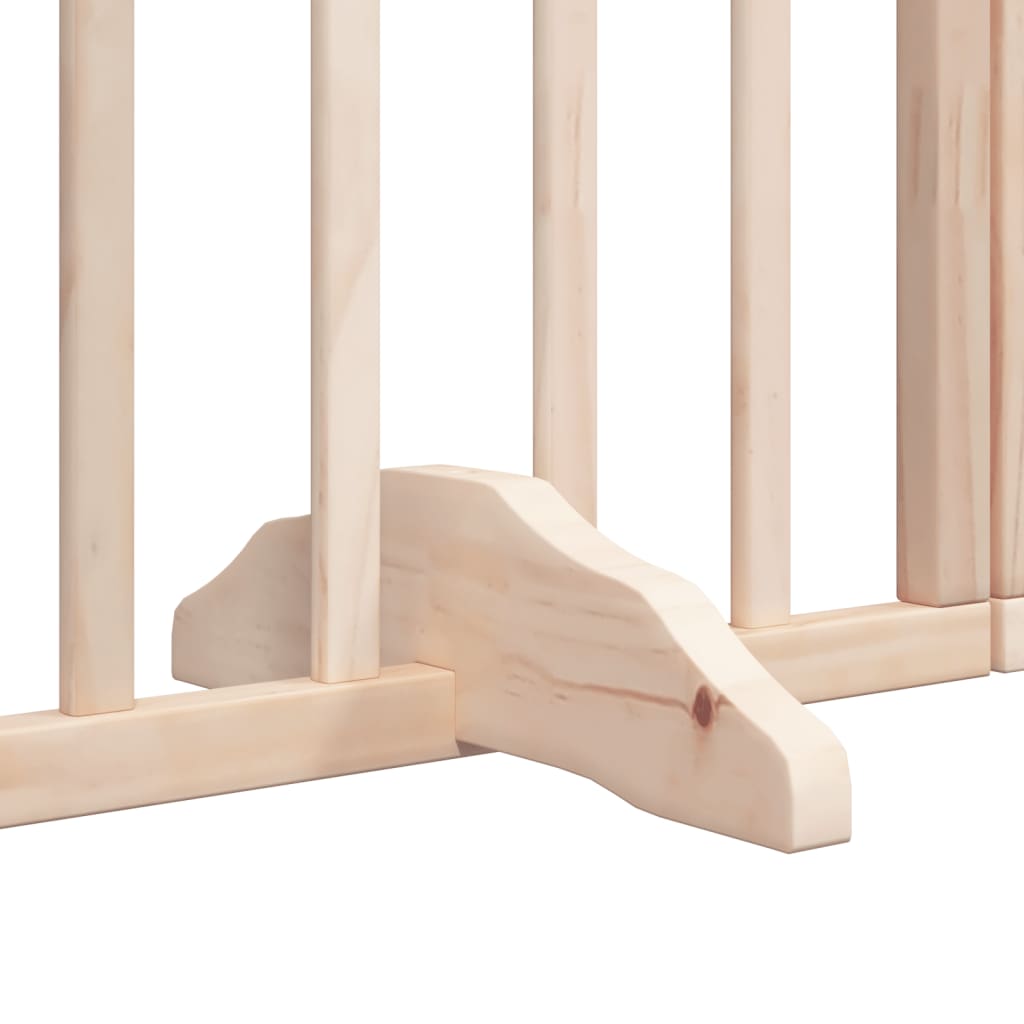 Hundegitter Faltbar 3 Paneele 150 cm Pappelholz