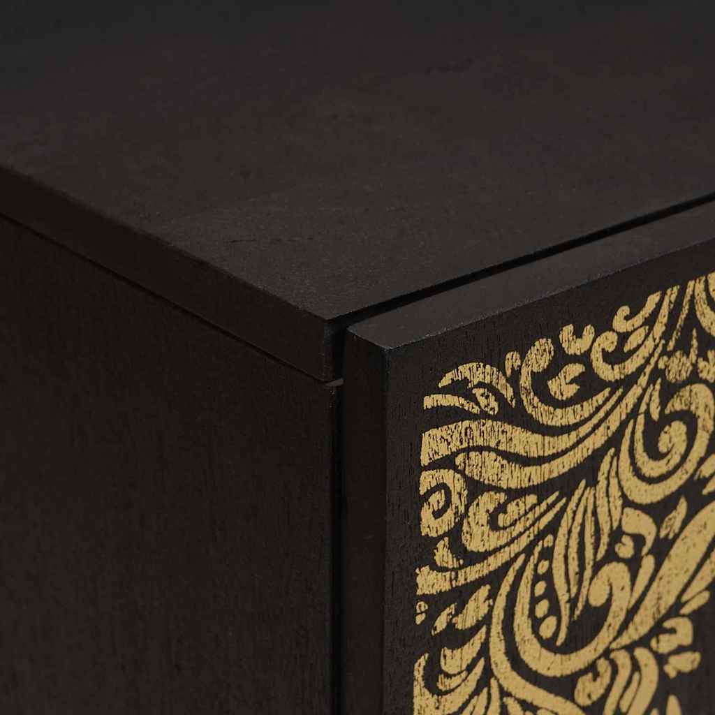 Badezimmerschrank mit Tür Grau 38 x 33 x 58 cm Massivholz Mango