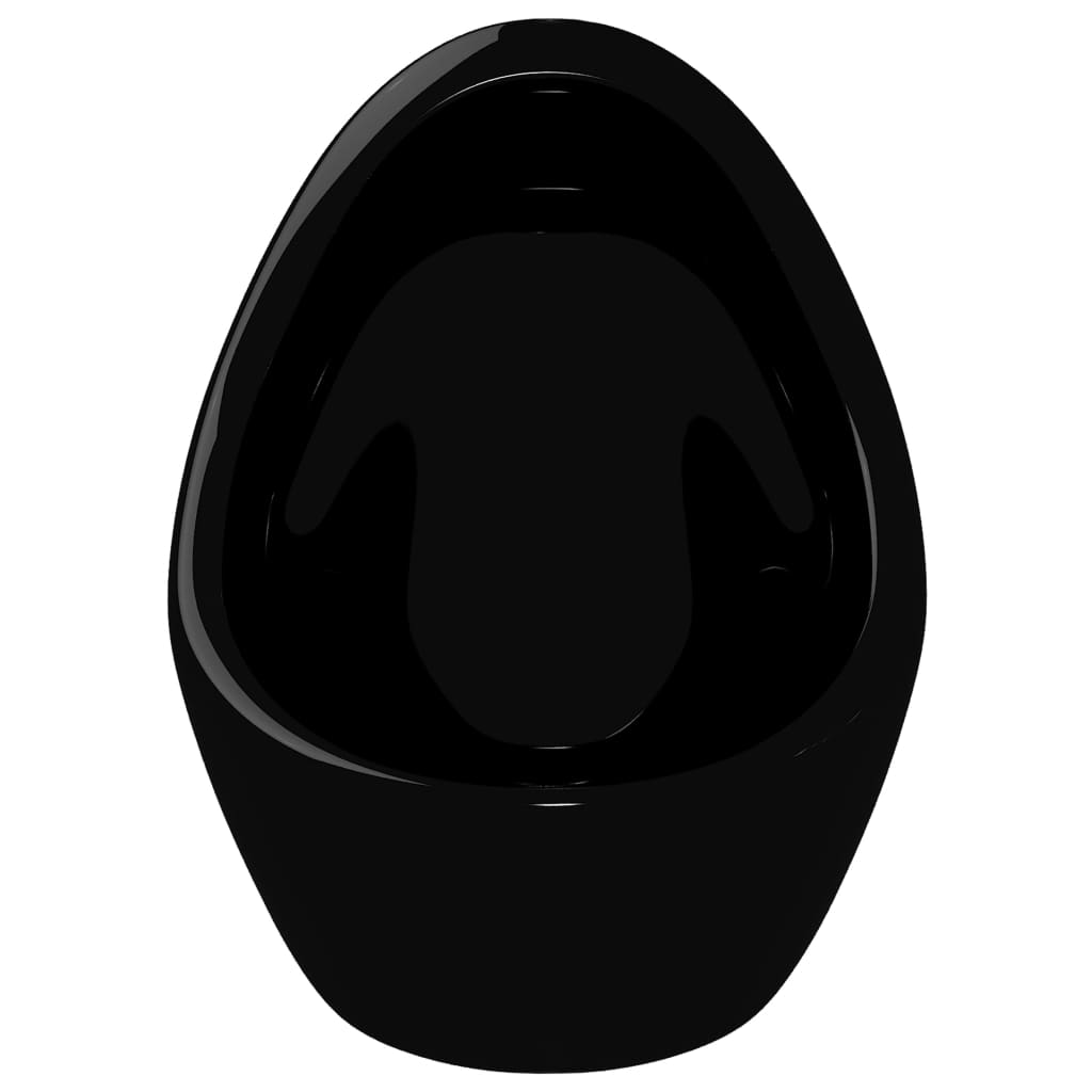 Wandurinal mit Spülventil Keramik Weiß