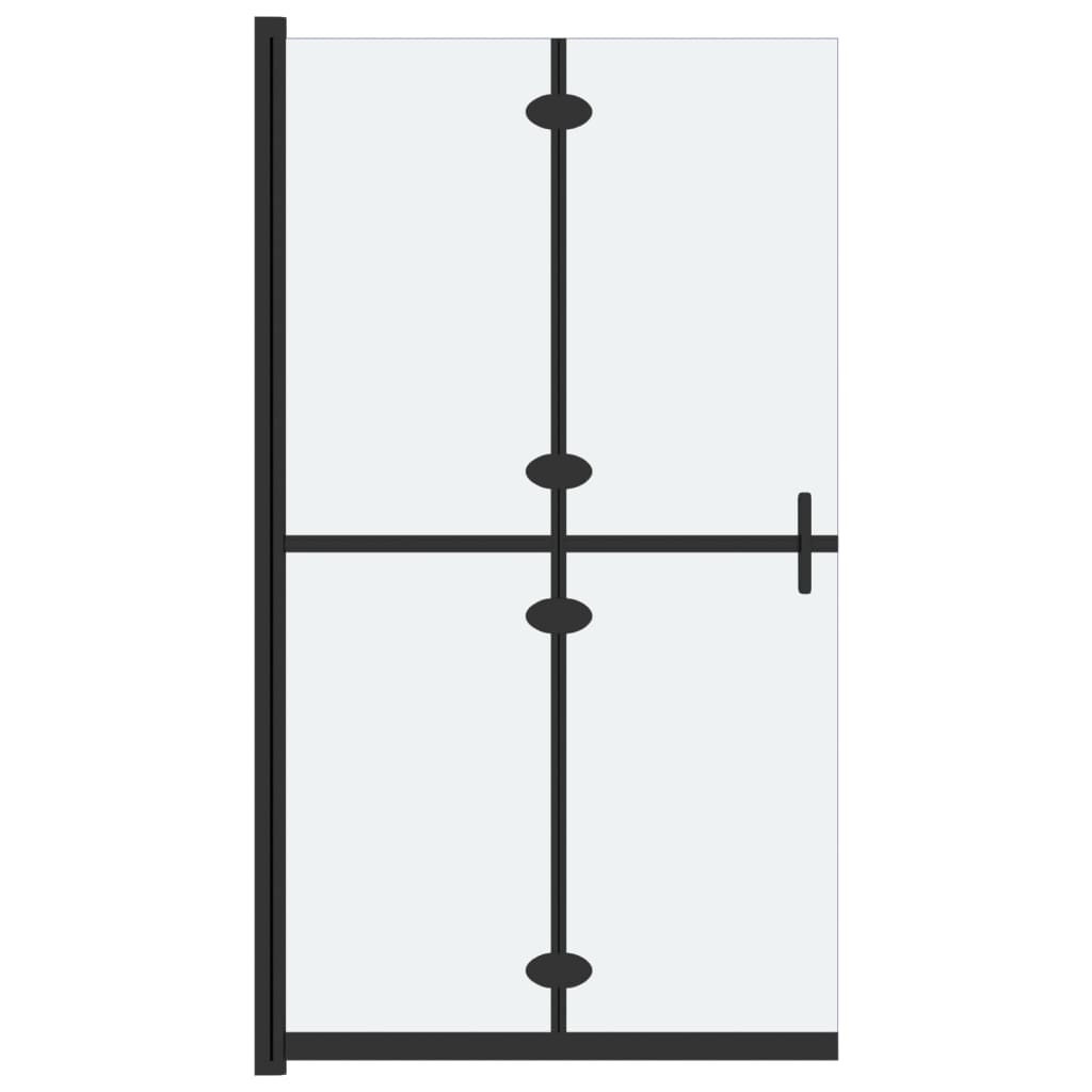 Faltbare begehbare Duschwand Transparentes ESG Glas 70x190 cm