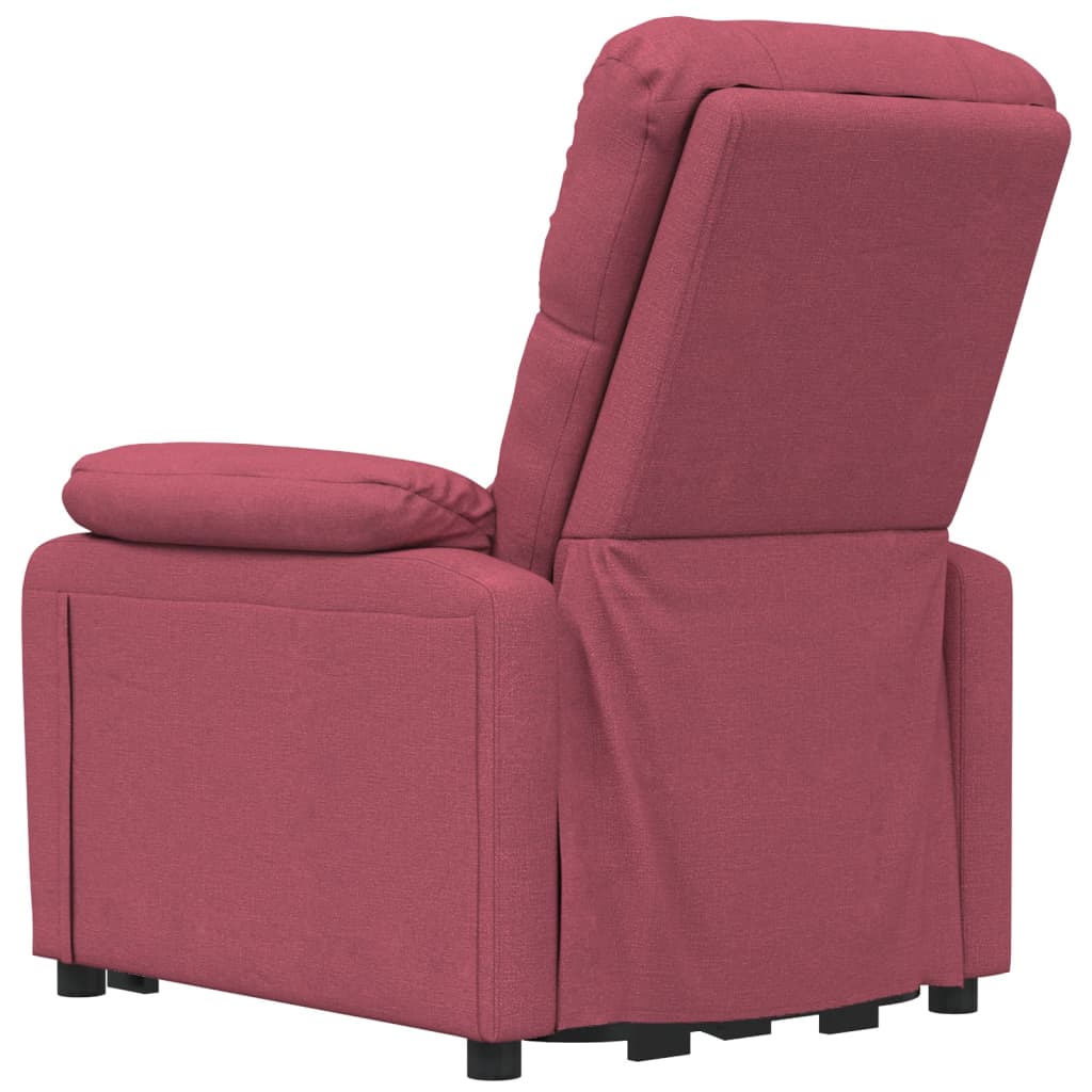 Massagesessel Elektrisch Dunkelgrau Stoff