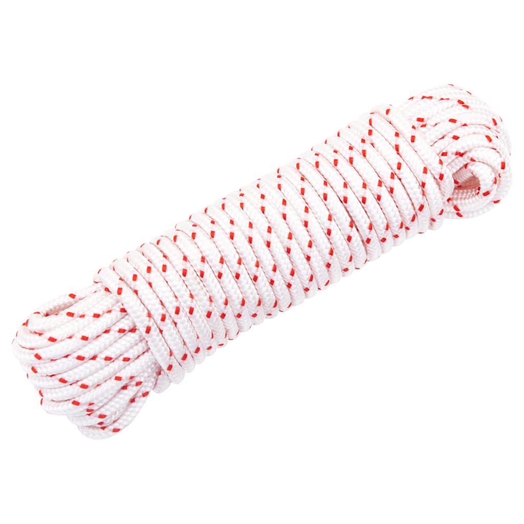 Starterseil Weiß und Rot Ø3 mm 10 m Nylon