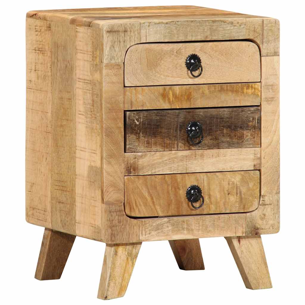 Nachttisch 37x32x50 cm Altholz Massivholz