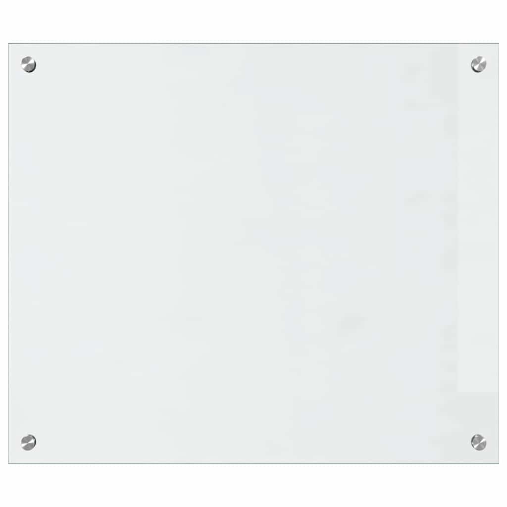 Küchenrückwand 2 pcs Weiß 70 x 40 cm Gehärtetes Glas