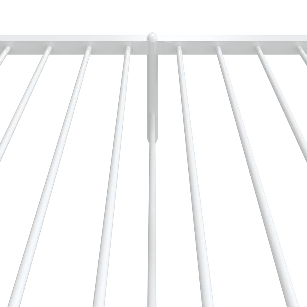Bettgestell Metall Schwarz 75x190 cm