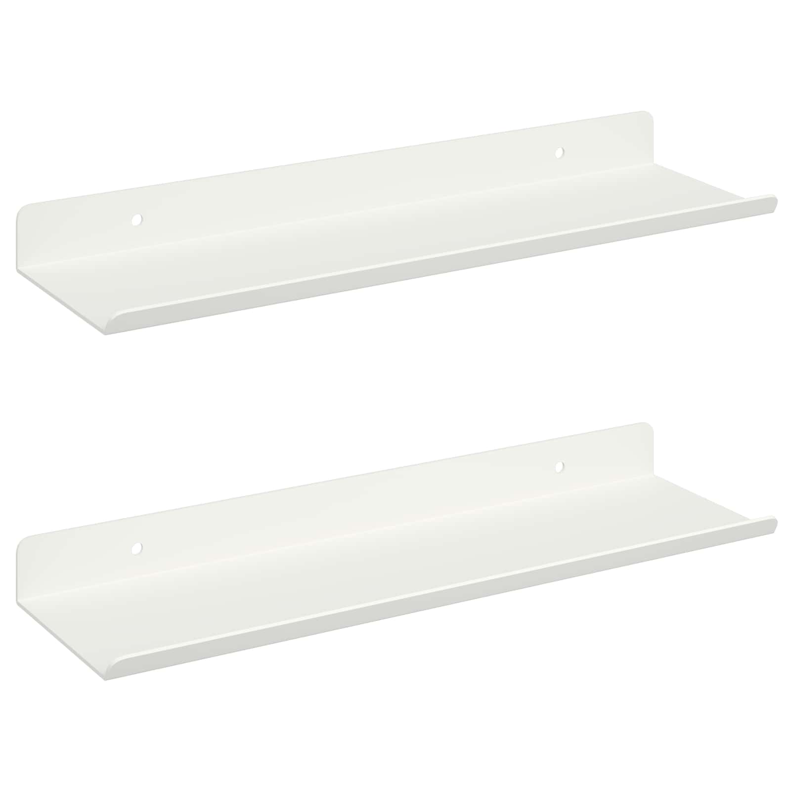 Schwebendes Regal 3 pcs Schwarz 40 x 9 x 2,5 cm Stahl