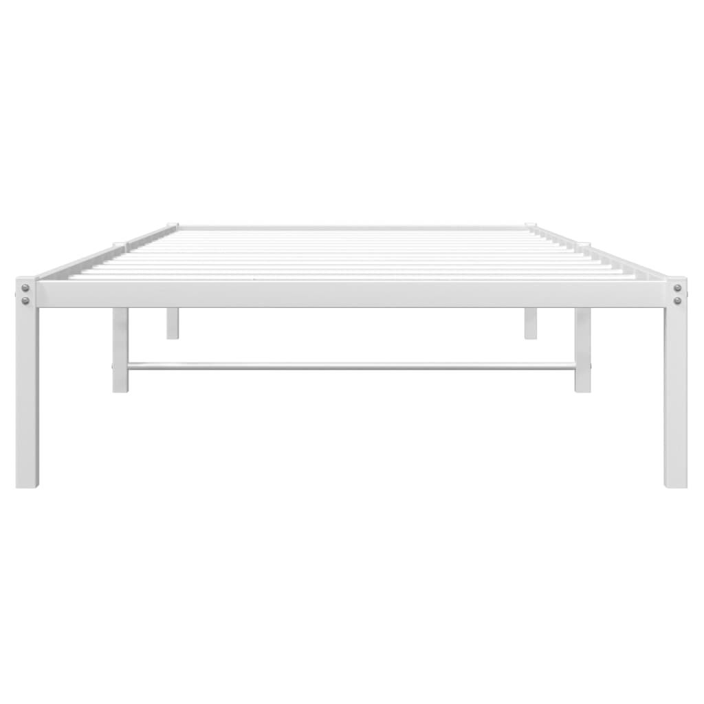 Bettgestell Metall Schwarz 75x190 cm