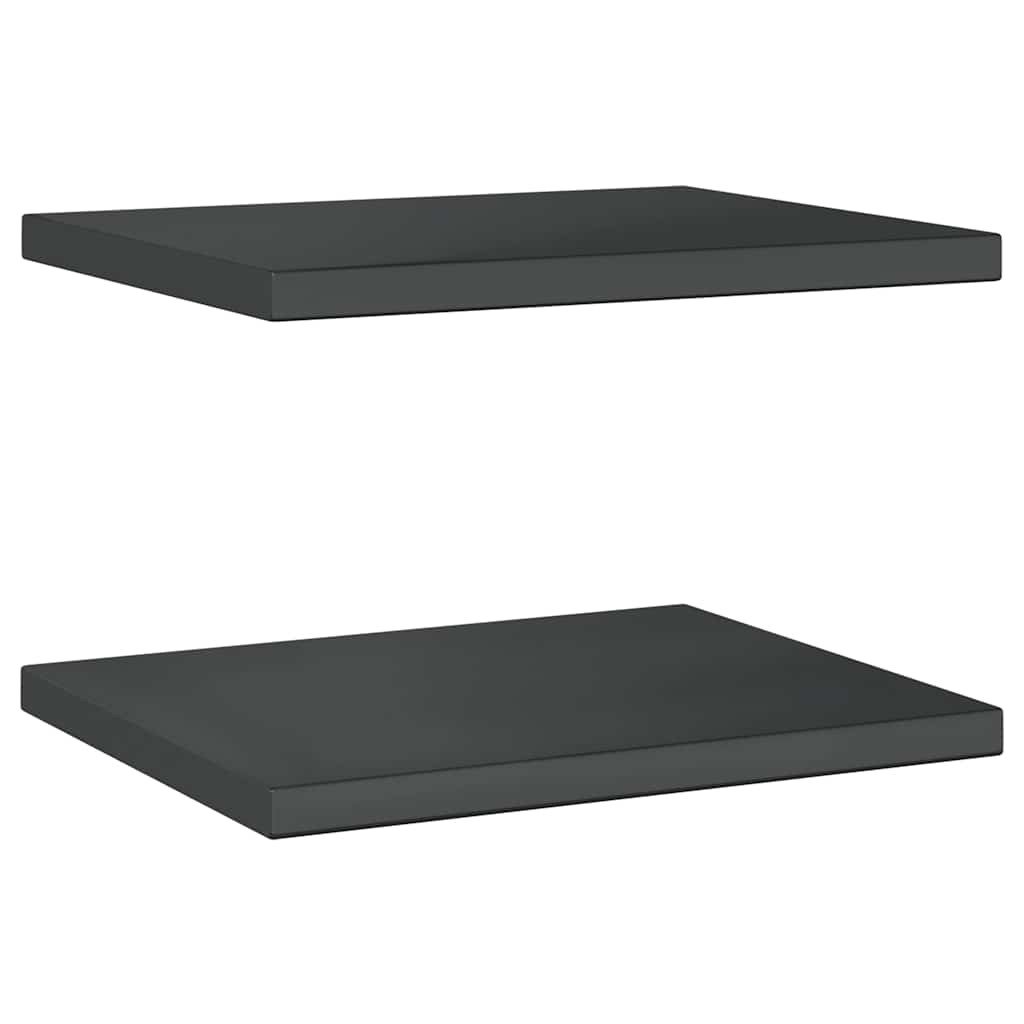 Wandregale 2 Stk. 100x40 cm Silbern Edelstahl