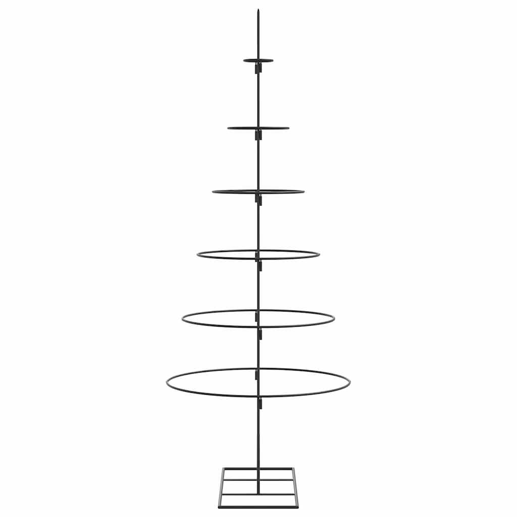 Metall-Weihnachtsbaum Deko Schwarz 60 cm