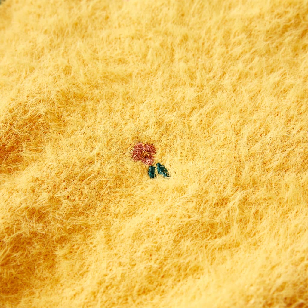 Kinderpullover Gestrickt Dunkelorange 92