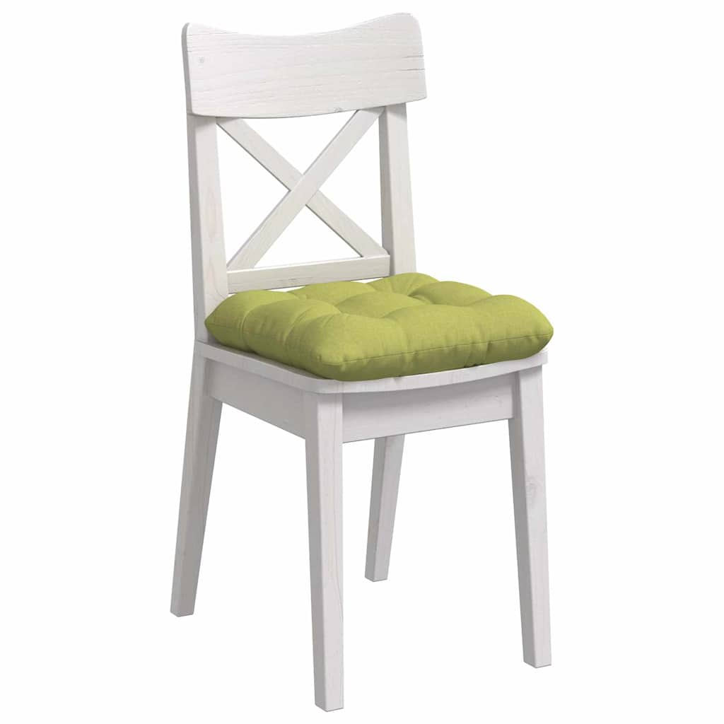 Sitzkissen 4 pcs Hellgrau 40 x 40 x 12 cm Stoff