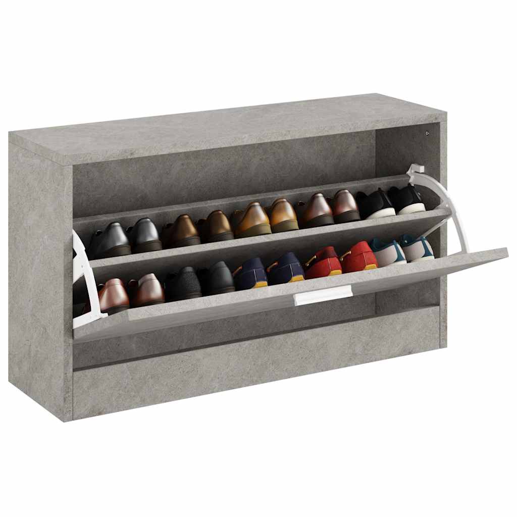 Schuhbank Eiche 80x24x45 cm