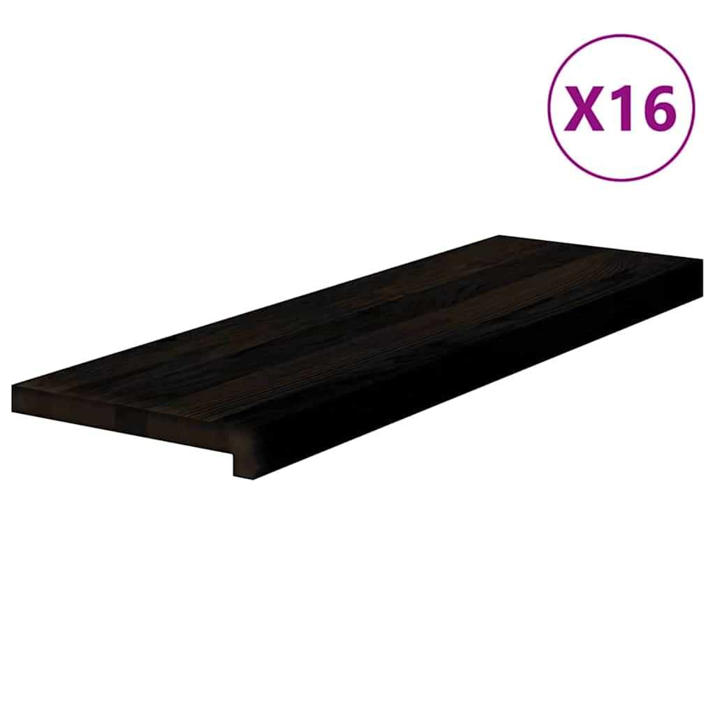 Treppenstufen 4 Stk. Unbehandelt 70x25x2 cm Massivholz Eiche