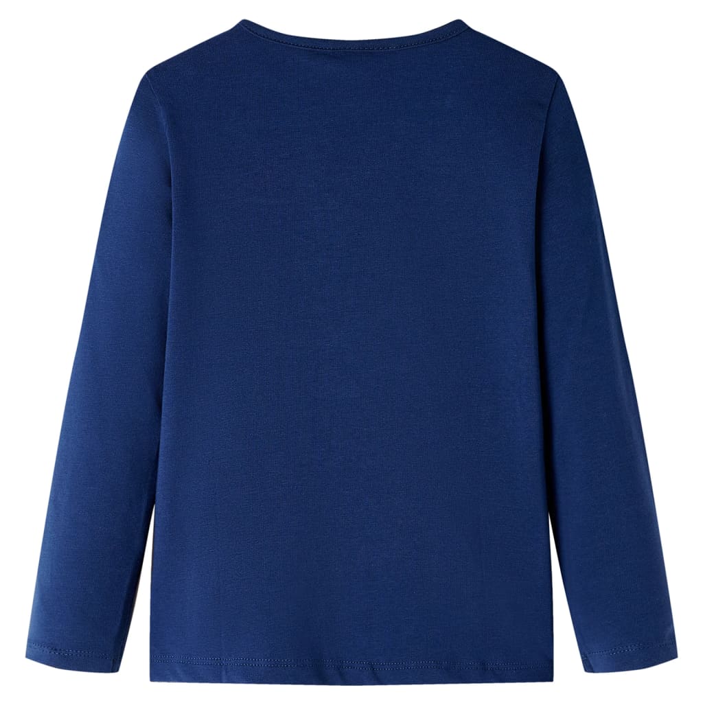 Kinder-Langarmshirt Knallrosa 128