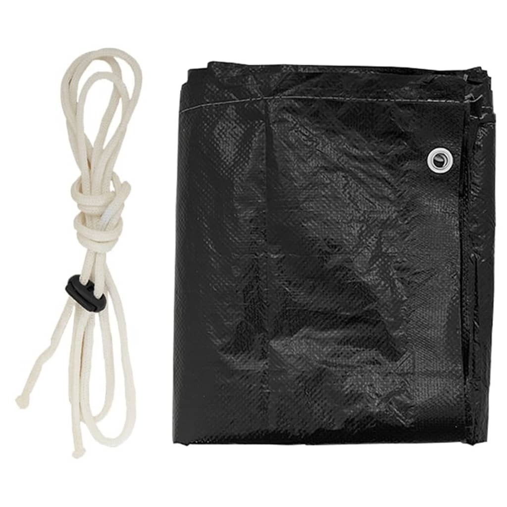 Hollywoodschaukel-Abdeckungen 2 Stk. 10 Ösen 255x145x170 cm