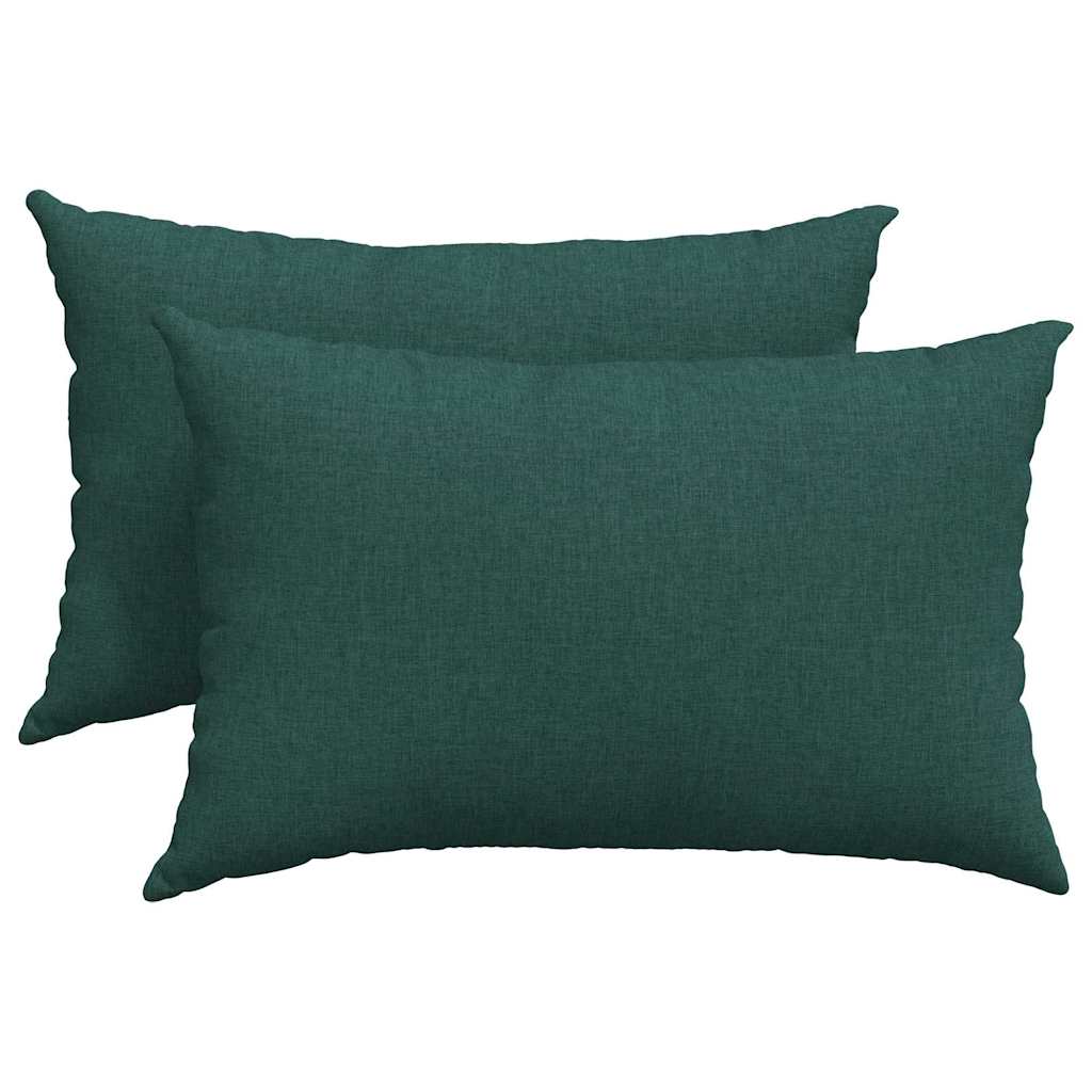 Sofakissen 2 pcs Hellgrau 50 x 30 cm Stoff