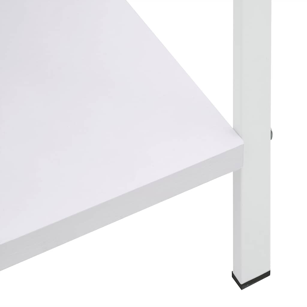 Bücherregal 3 Regalböden Schwarz 60×27,6×90,5 cm Holzwerkstoff