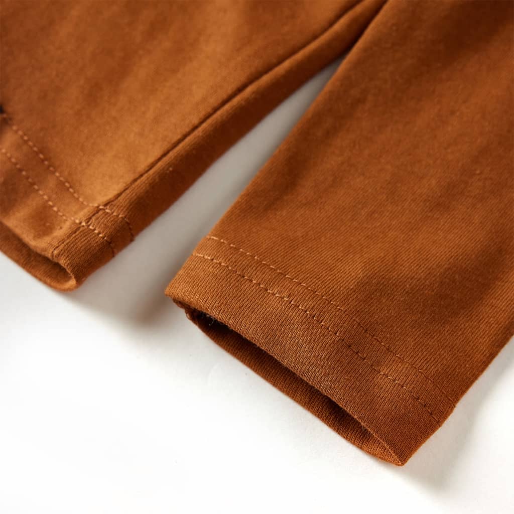 Kinder-Langarmshirt Dunkelgrün 92