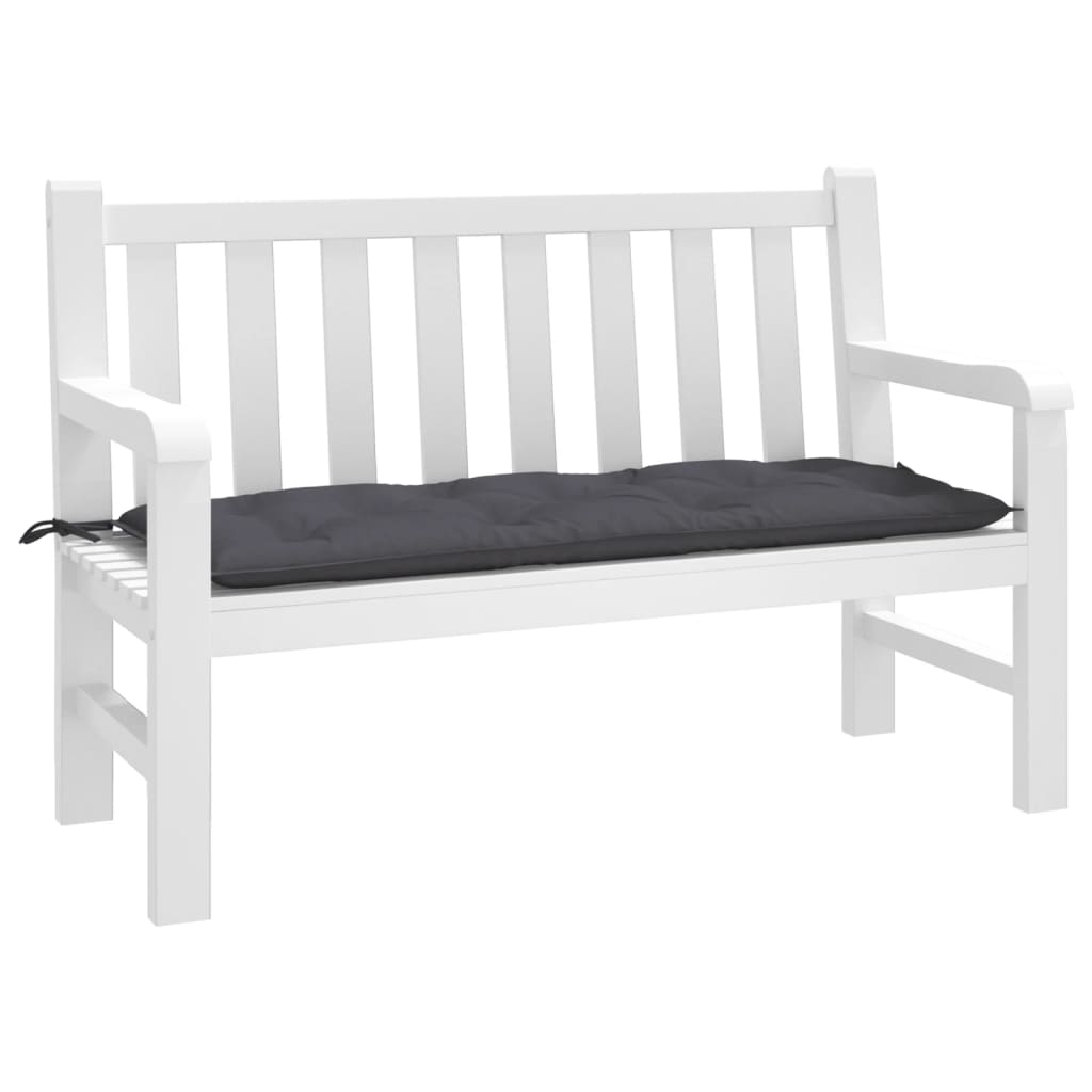 Gartenbank-Auflage Anthrazit 100x50x7 cm Oxford-Gewebe
