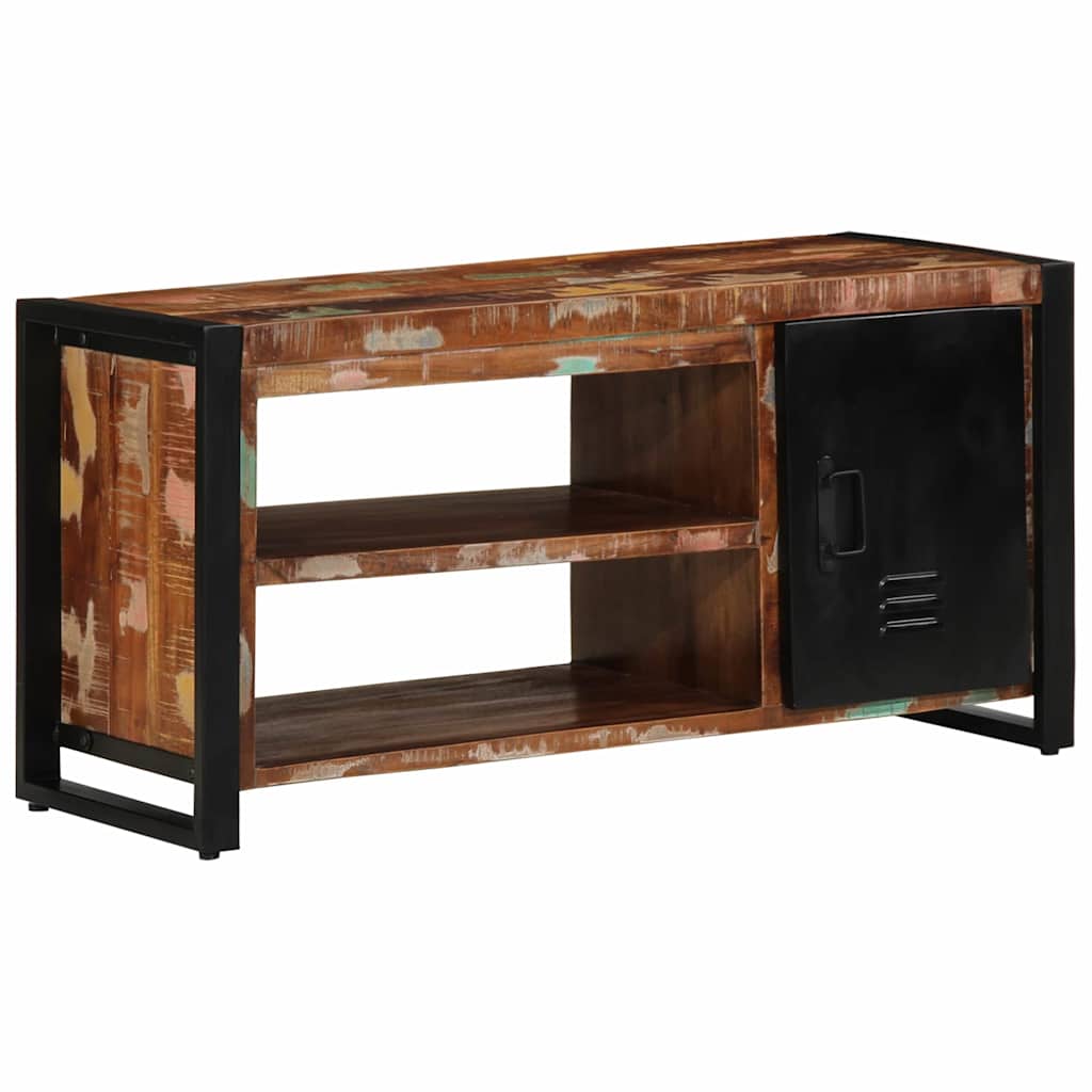 Schuhbank Braun 100 x 40 x 50 cm Massivholz Mango