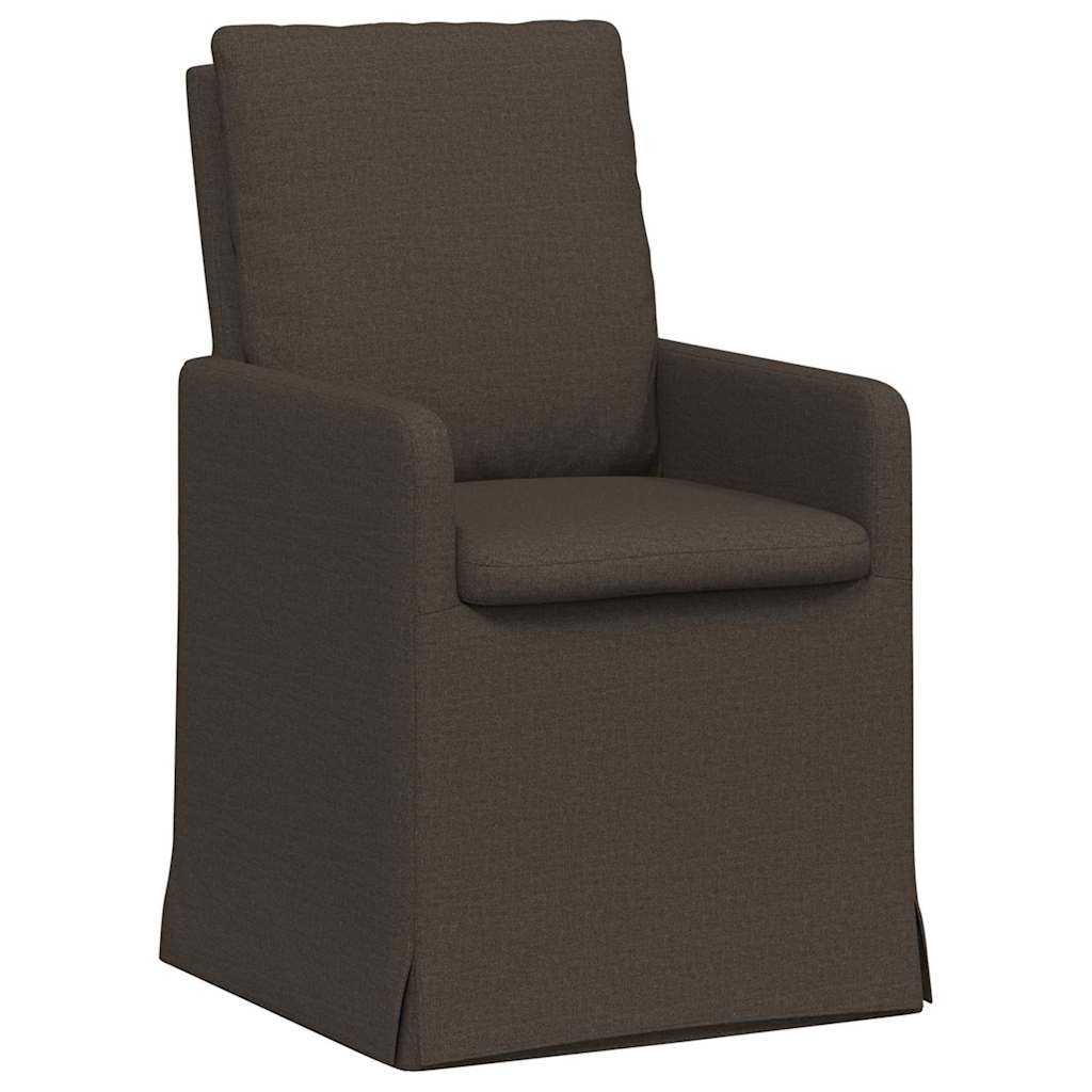 Esszimmerstühle 2 pcs Beige 57 x 67 x 98 cm Leinen