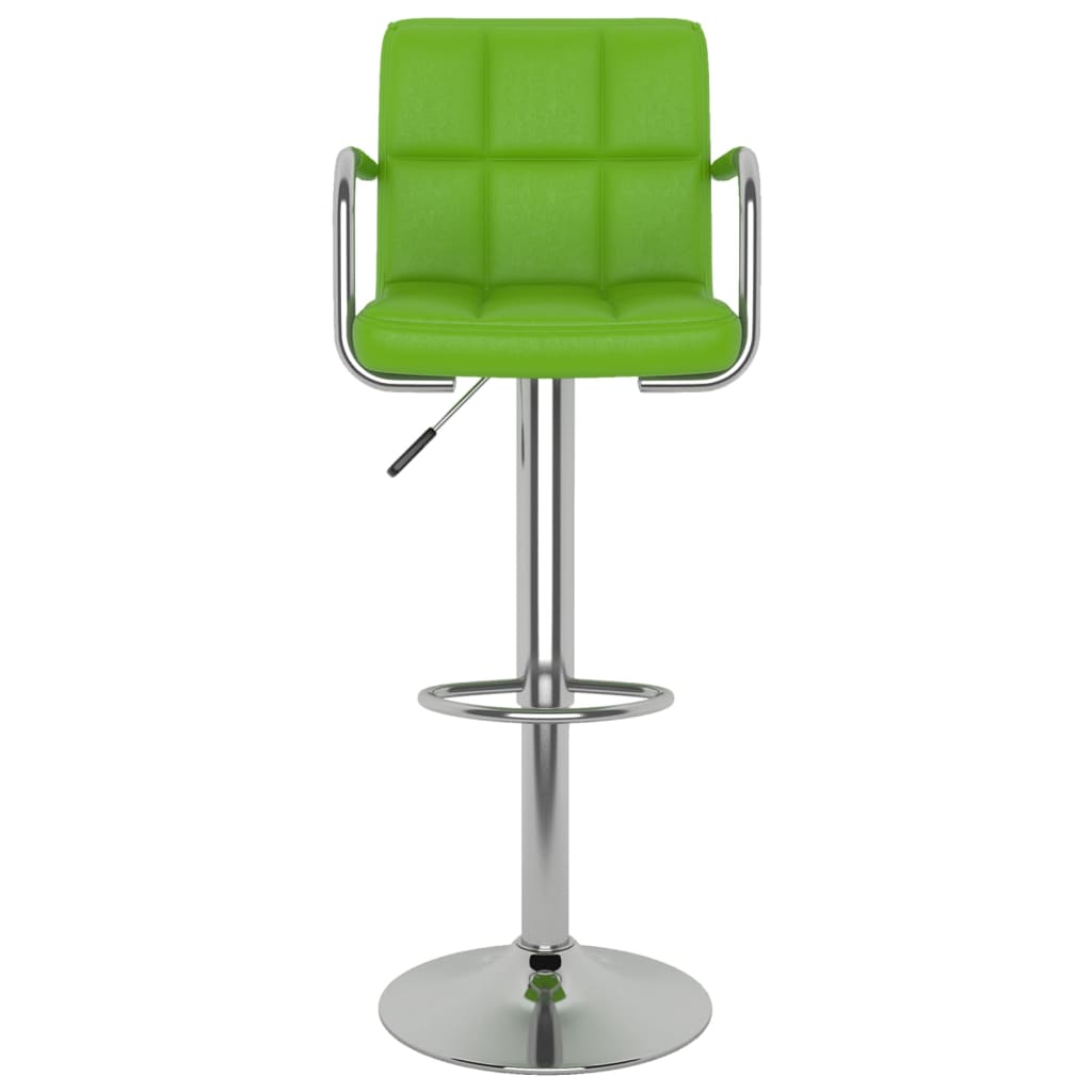 Barhocker 2 Stk. Rot Kunstleder